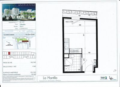 Montpellier - 1 piece - 22 m2