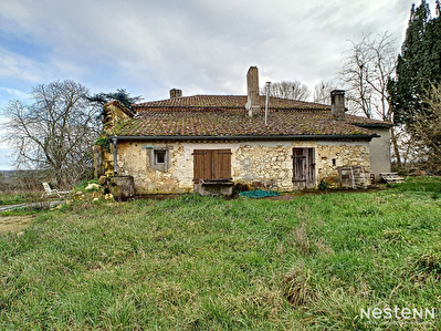 A vendre ancienne ferme viticole avec dependances a mi-chemin entre Condom et Eauze sur une parcelle d'environ 1,5 hectare.