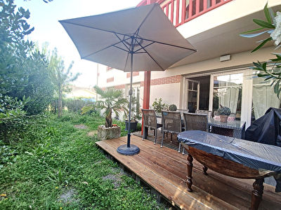 Biganos Appartement 3 pieces de 65m2 avec jardin de 62 m2 !