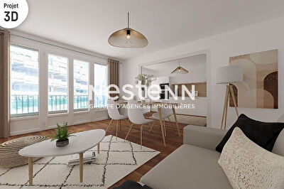 Paris 18e : Appartement de 3 pieces avec balcon