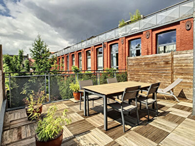 Appartement Lille T3 de 60 m2 avec terrasse de 30m2