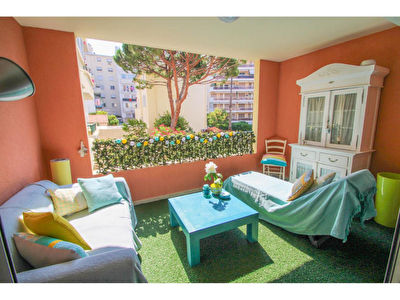 Juan Les Pins : Appartement centre ville 4 pieces 86 m2 + parking