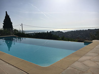 Maison Vallauris 6 pieces 180m2 piscine garage appartement independant