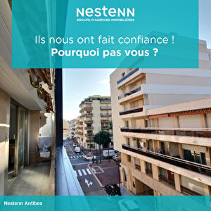 Appartement Antibes Carre d'Or ALBERT 1ER 2 pieces parking cave etage eleve
