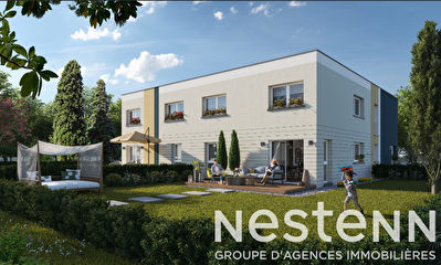 Appartement en duplex, neuf , 92 m2, 3 chambres, jardin, terrasse et garage