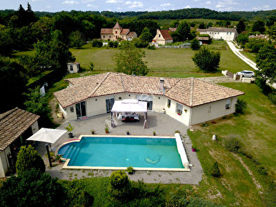 Somptueuse maison de plain pied au Fleix avec etang !