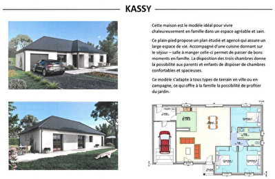 Terrain 1127m2 Sassay 1er rang