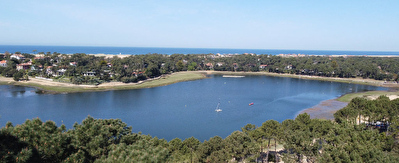 Maison vue lac et mer Hossegor