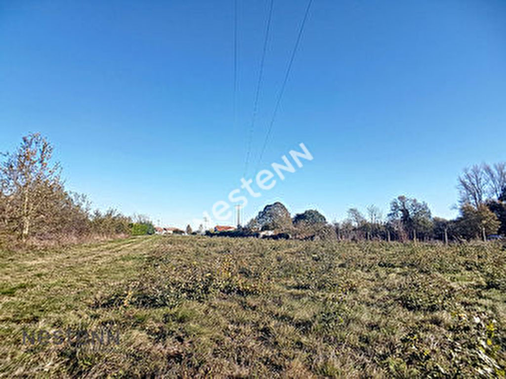 A vendre Terrain plat de 3724 m2 environnement campagne Secteur Cazeres