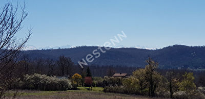 Terrain secteur Cazeres vue Pyrenees