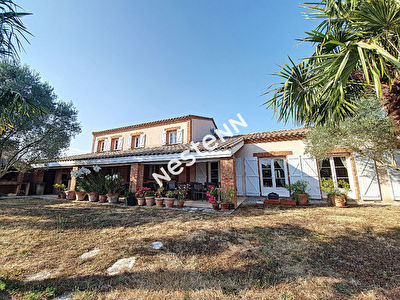 A vendre maison de style 8 chambres avec piscine et dependances sur 1.5Ha de terrain avec vue Pyrenees Secteur Auterive
