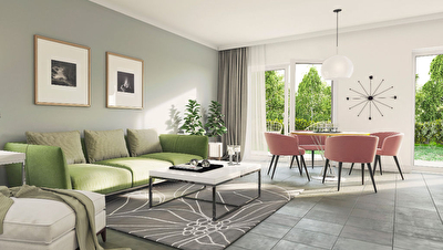 Maison individuelle neuve T5 avec jardin