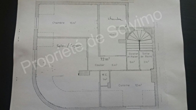 Appartement 3 pieces 72 m2