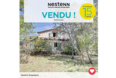 Maison Draguignan 3 pieces 51 m2 sur 6820 m2 de terrain