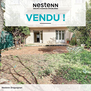 EXCLUSIVITE ! DRAGUIGNAN Appartement rez-de-jardin 57 m2 2 chambres + jardin 60 m2 environ