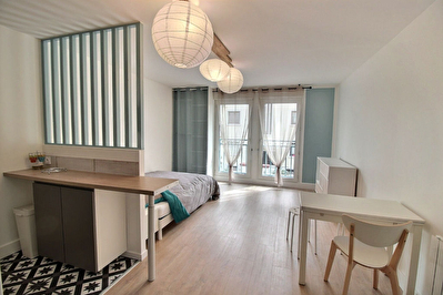 Appartement T1 meuble 31m2 - Toulouse Secteur Mediatheque - 530 euros cc