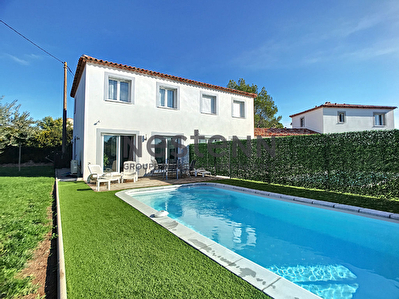 PUGET SUR ARGENS, MAISON RECENTE AVEC PISCINE ET JARDIN