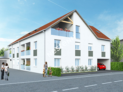 Appartement Neuf T2 de 42 m2 Residence INDIRA a Elange