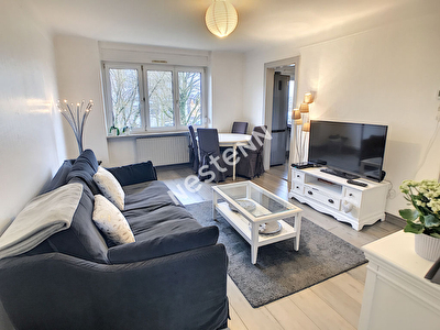 A vendre, Appartement F3 55 m2 pour investisseur + jardin + 2 places de parking, Hettange-Grande