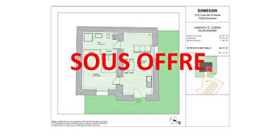 RESERVE !!! Appartement 2 piece + jardin
