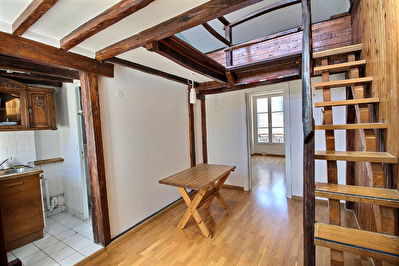 PARIS 14EME, 2 MIN DU METRO RASPAIL, DANS UNE VOIE PRIVEE, 3 PIECES AVEC MEZZANINE ET CAVE.