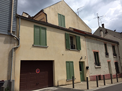 BAGNOLET, CENTRE VILLE, MAISON DE VILLE 3 PIECES AVEC GARAGE