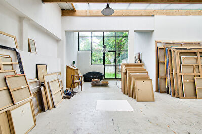 MONTREUIL, VILLIERS-BARBUSSE, 10 MIN DU METRO, MAISON AVEC ATELIER ET JARDIN