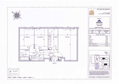 APPARTEMENT NEUF CLICHY - 3 pieces - 60 m2