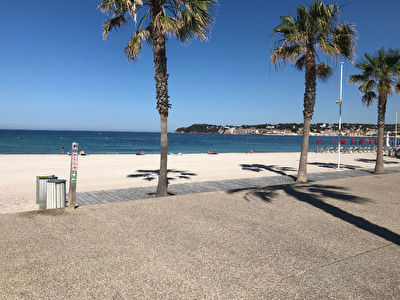 Appartement Six Fours Les Plages de 1 piece pleine vue mer
