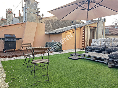 TOULON OUEST T2 de 35 m2 avec 45 m2 de terrasse