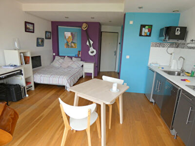 Appartement Toulouse T1 26m2 entierement renove avec gout au calme, terrasse une place de parking, une cave