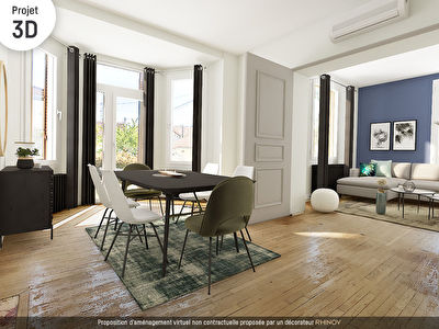 SOUS COMPROMIS. Maison familliale annees 30 sur grande parcelle, Chateauvert, 220m2 habitable sur 6 chambres, garages et annexe
