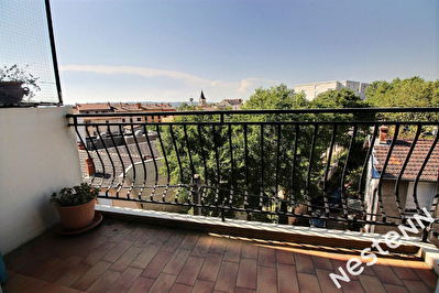 T3 avec balcon vue degagee