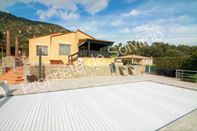 Ajaccio, magnifique villa avec piscine vue mer sur un terrain d'environ 3000m2