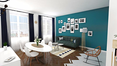 Lyon 1 Croix Rousseau Plateau Chartreux T4 en duplex a renover