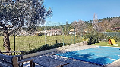 Villa T4 avec piscine en lotissement calme a Brignoles