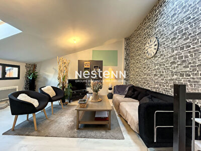Duplex 3 chambres - 2 terrasses - parking - centre ville