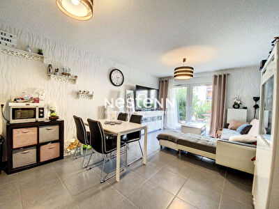 Appartement F3 - 2 Chambres - Woippy - Rez-de-jardin - Terrasse - Parking - Sans travaux - Copropriete recente