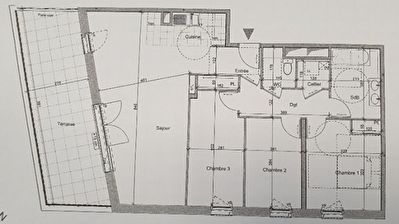 Appartement centre Mondeville 4 pieces 88.04 m2