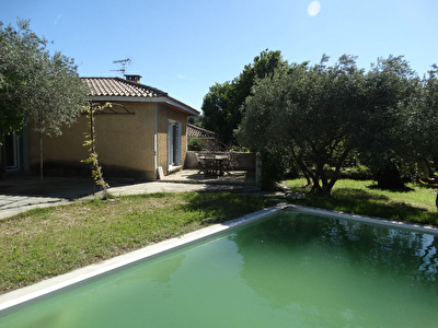 Villa plain-pied 86m2 avec jardin et piscine