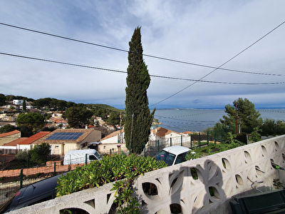 Istres, Maison plain-pied, T3, Vue etang, jardin