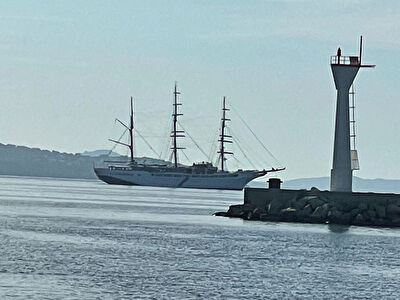Mur de restaurant a La Ciotat