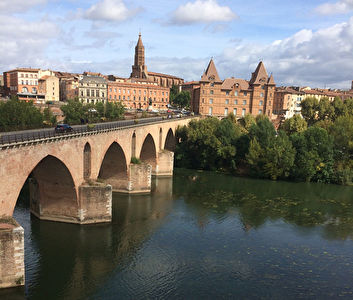 Grand appartement T2 vue Tarn et Pont Vieux Montauban Villebourbon