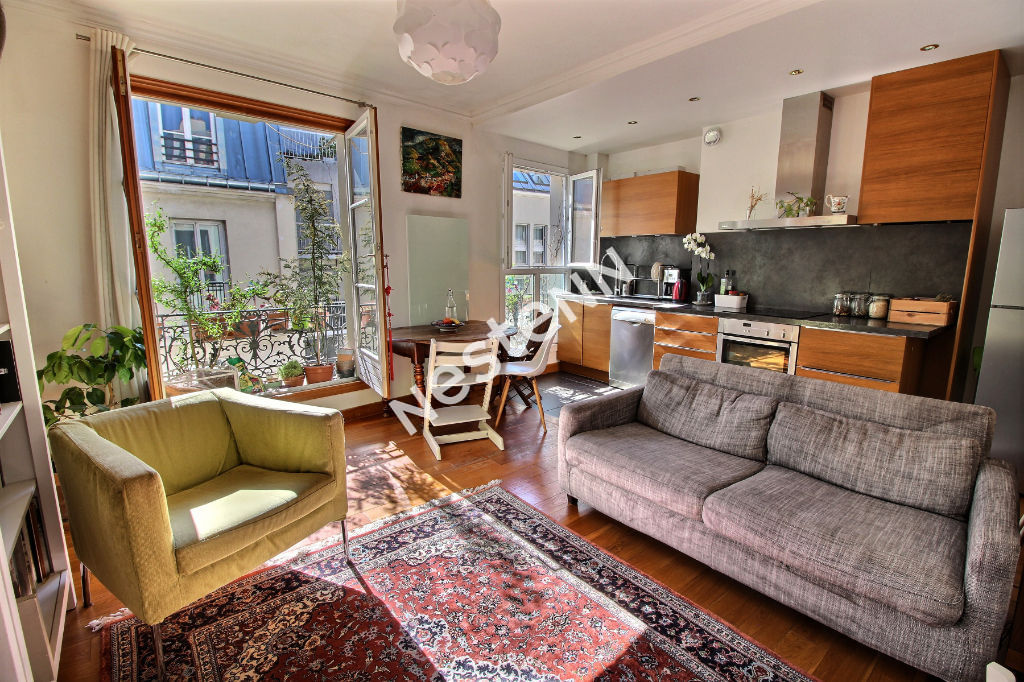 photos n°1 75020 - Gambetta - Appartement 3 pièces - dernier étage - traversant et lumineux