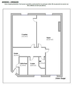 Exclusivite NESTENN 11- 75015 Quartier Pasteur, appartement 2 pieces 50 m2 renove au 2e etage avec ascenseur