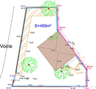 TERRAIN A BATIR DE 479m2