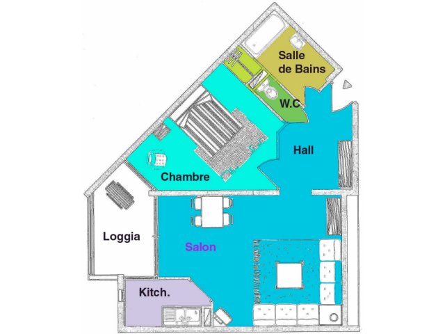 LOCATION A L ANNEE T2 CAP D AGDE LOCATION A L ANNEE T2 CAP D AGDE
