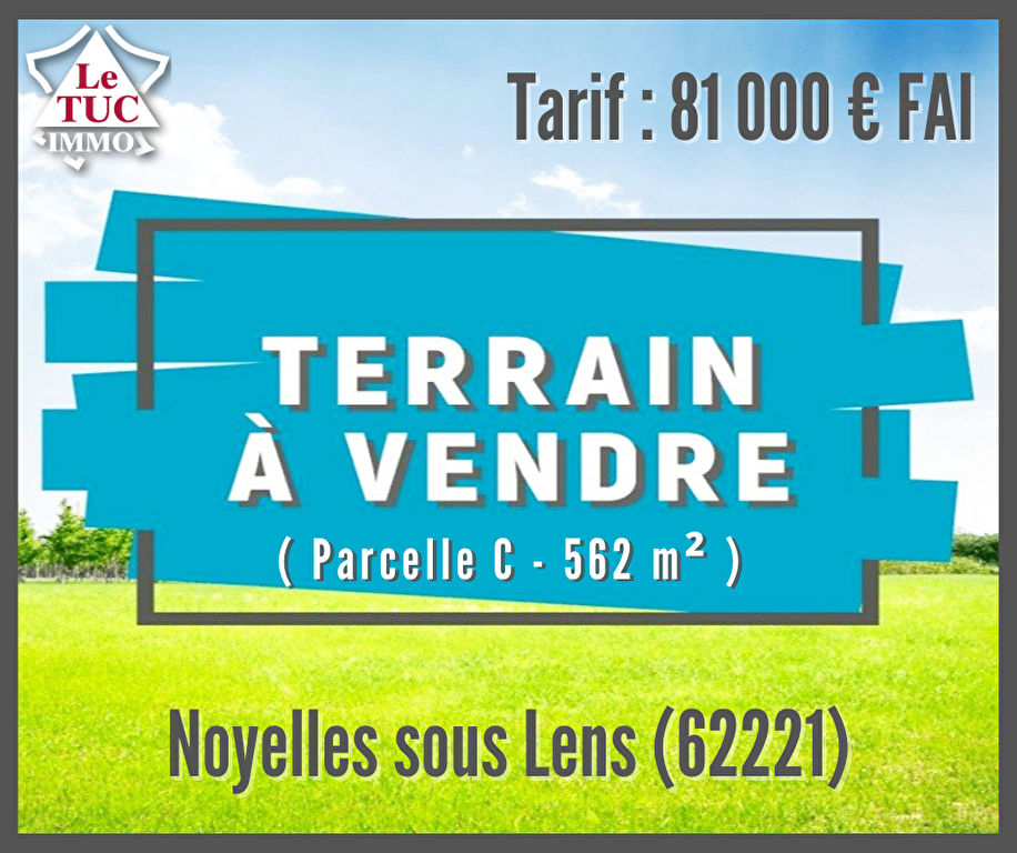 Terrain Noyelles Sous Lens 562 m2 Terrain Noyelles Sous Lens 562 m2