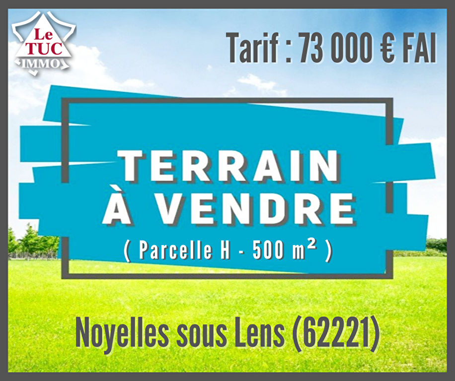 Terrain Noyelles Sous Lens 500 m2 Terrain Noyelles Sous Lens 500 m2