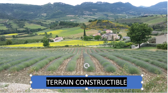 Proche Sainte Jalle .Terrain constructible de 7380 m2 hors lotissement. 0699425308 Proche Sainte Jalle .Terrain constructible de 7380 m2 hors lotissement. 0699425308